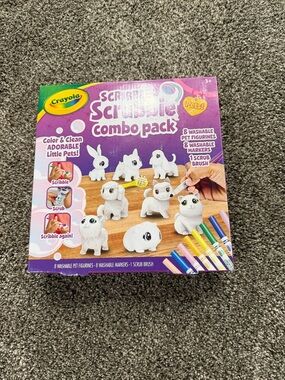 Crayola Scribble Scrubbie Combo Pack - Purple, White new